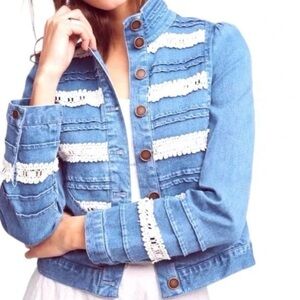 Preloved ANTHROPOLOGIE PLENTY BY TRACY REESE ELIZABETH DENIM JACKET